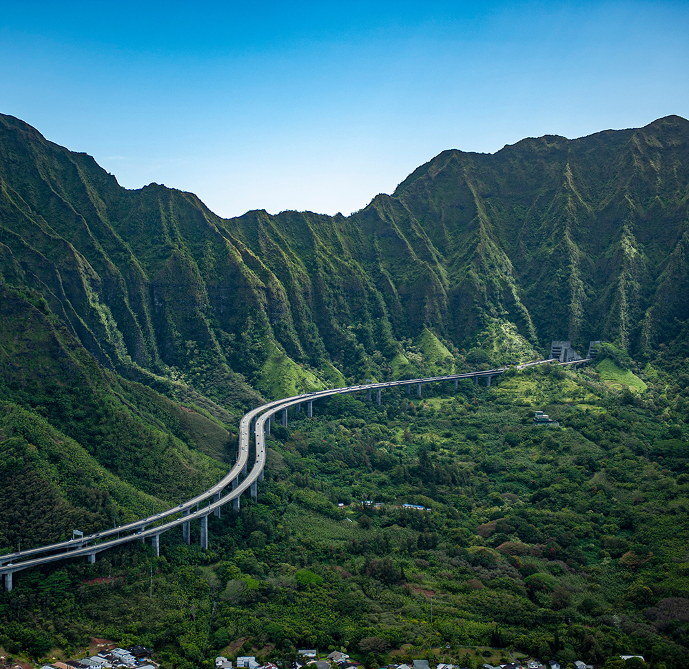 H3 Highway connects Honolulu and Kailua