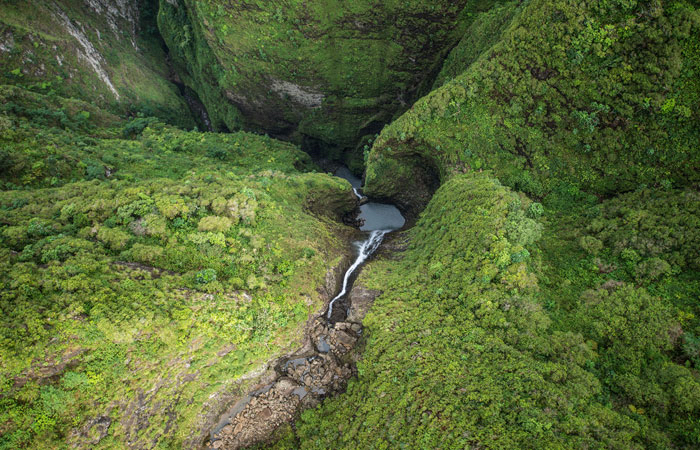 Hidden Waterfalls are a fascinating site on Oahu